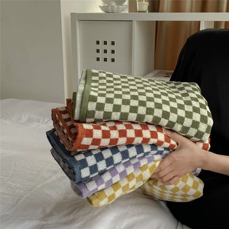 Retro Checkerboard Kẻ Sọc Dài  - đánh giá và giá Cloth Face Mask Washable