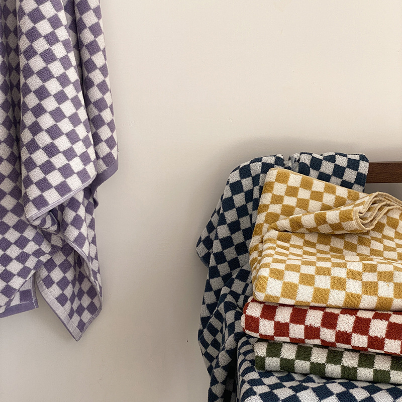 Retro Checkerboard Kẻ Sọc Dài  - đánh giá và giá Cloth Face Mask Washable