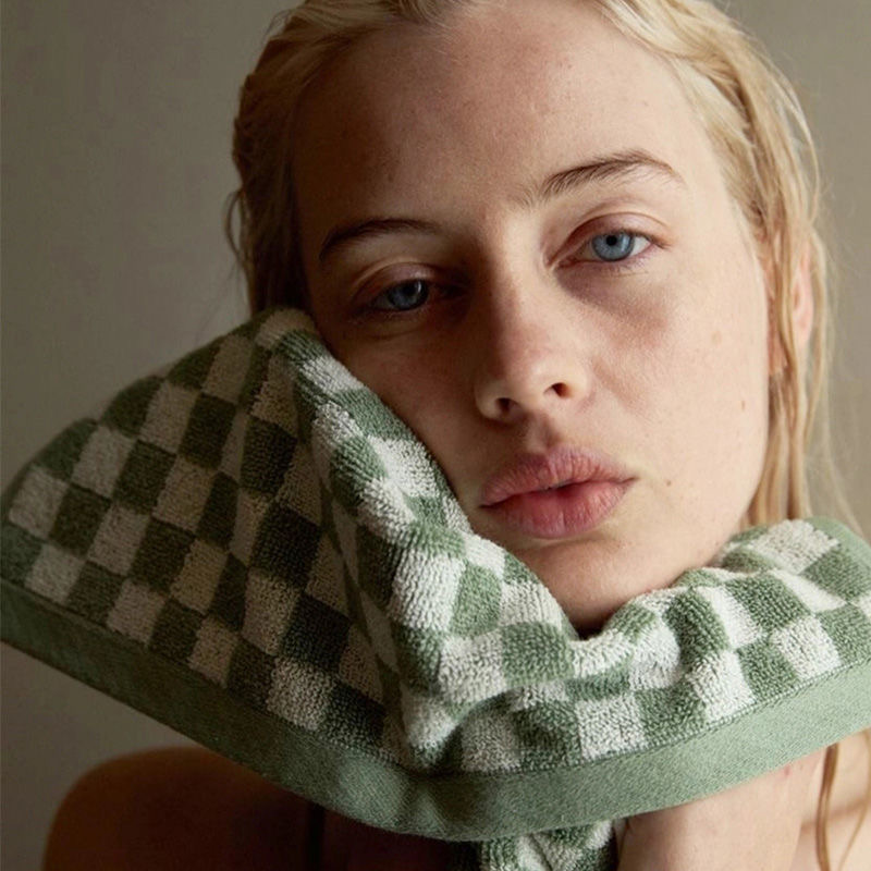 Retro Checkerboard Kẻ Sọc Dài  - đánh giá và giá Cloth Face Mask Washable