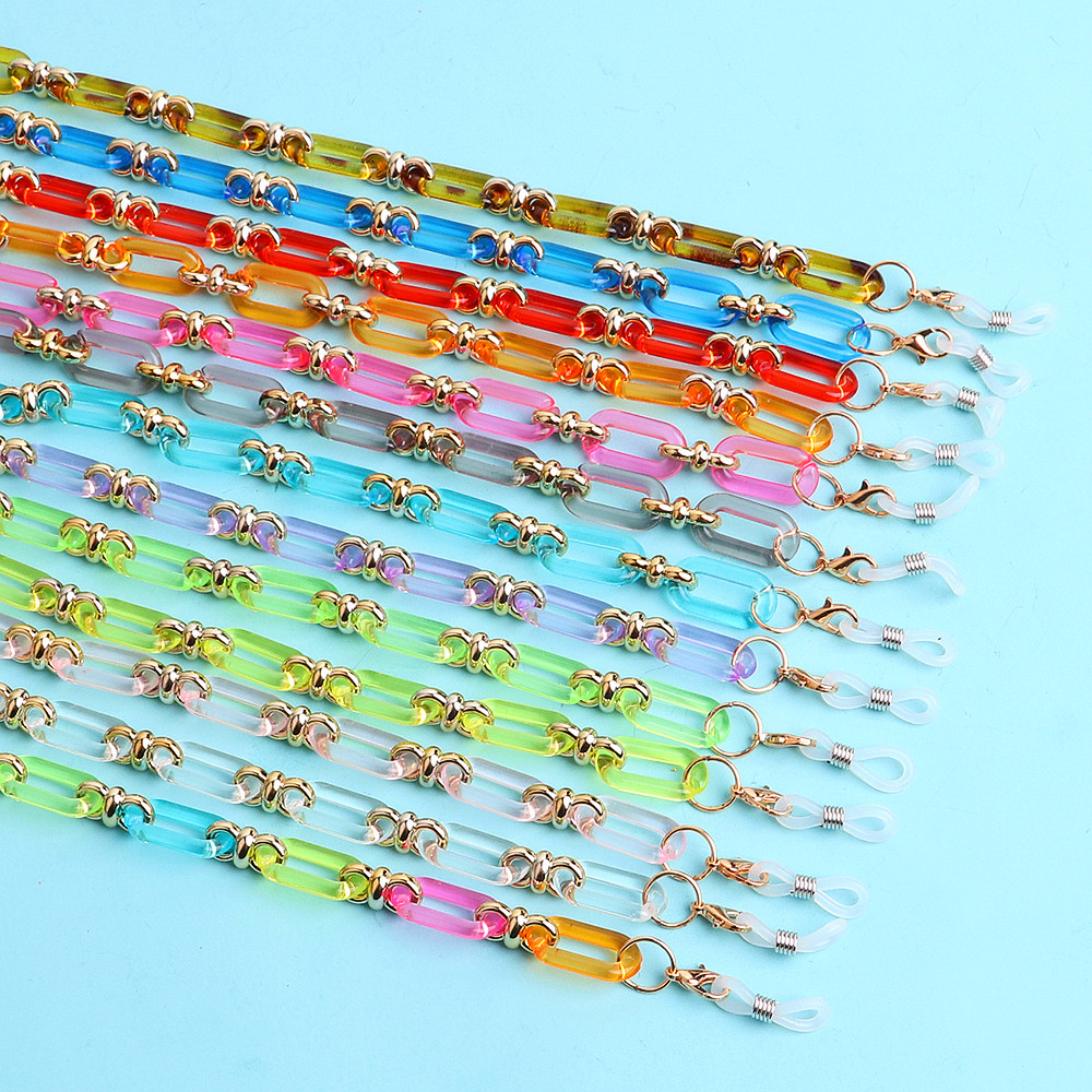 Nhiều Màu Sắc Trong Suốt Liên  - đánh giá và giá Mask Chain Holder