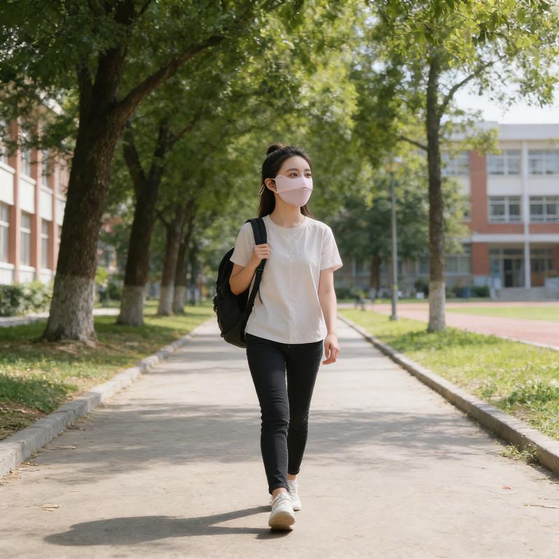 New Breathable Ice Silk Mask W - đánh giá và giá Kids Face Mask