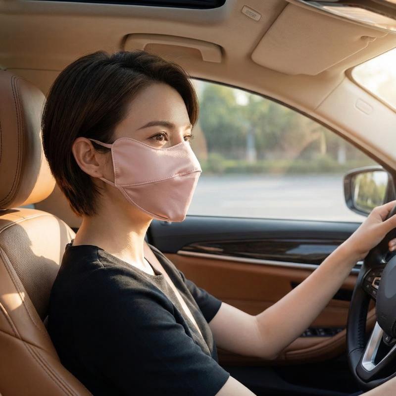 New Breathable Ice Silk Mask W - đánh giá và giá Kids Face Mask