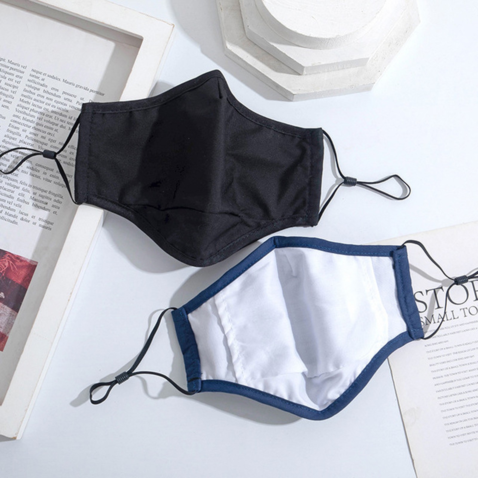 Men and Women Solid Color Faci - đánh giá và giá Cloth Face Mask Washable